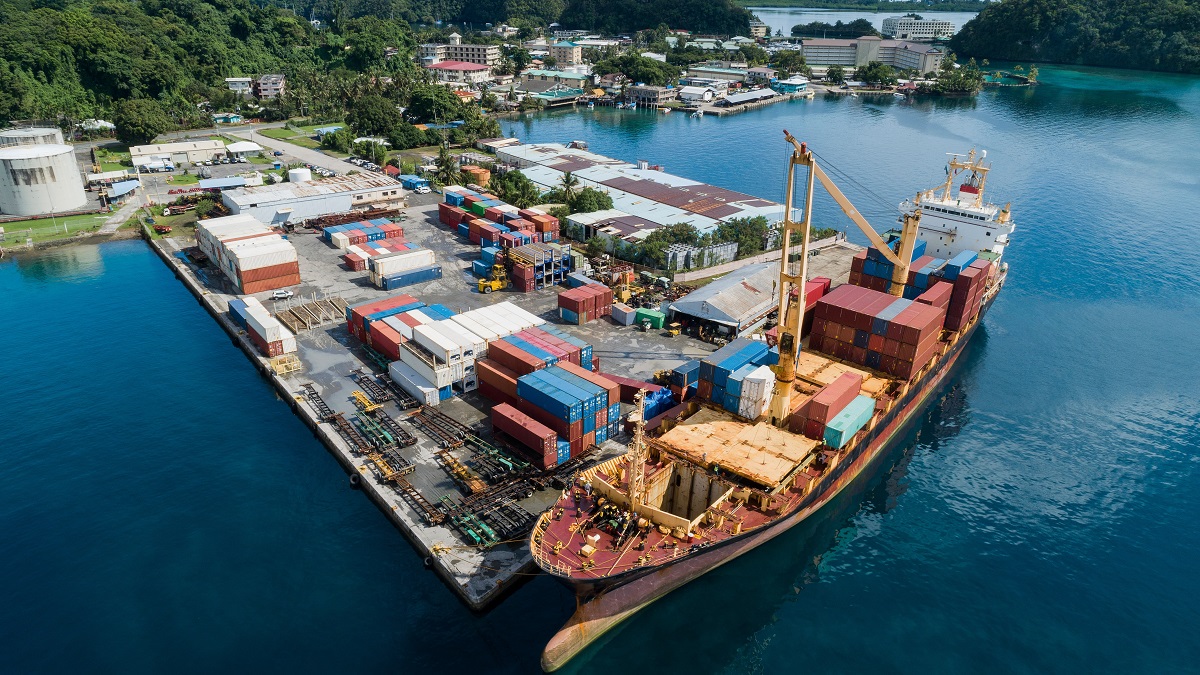 Cargo tracking satellite imagery