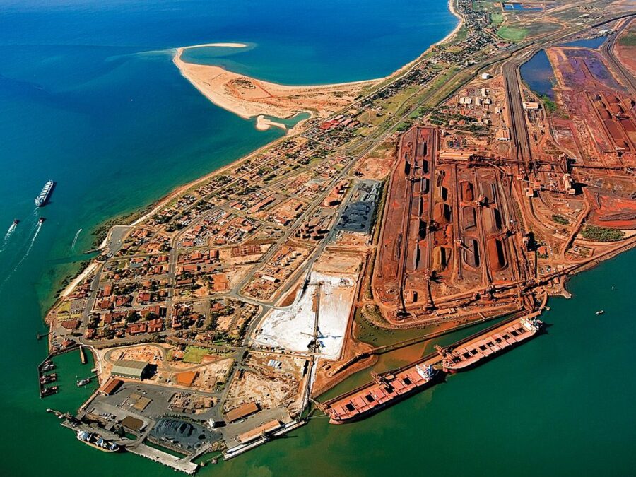 Port Hedland strike affecting iron ore vessel loading operations.